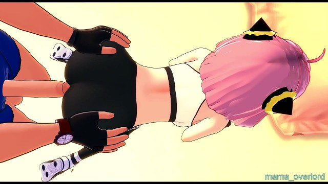 Anya Adult version wearing deportive clothes for training &lpar;spy x family&rpar;