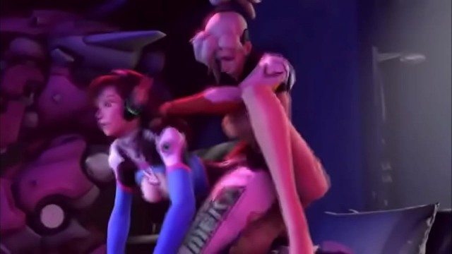 Futanari - Mercy & D.va Part 2