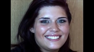 kléa shine pulpeuse débutante française en casting