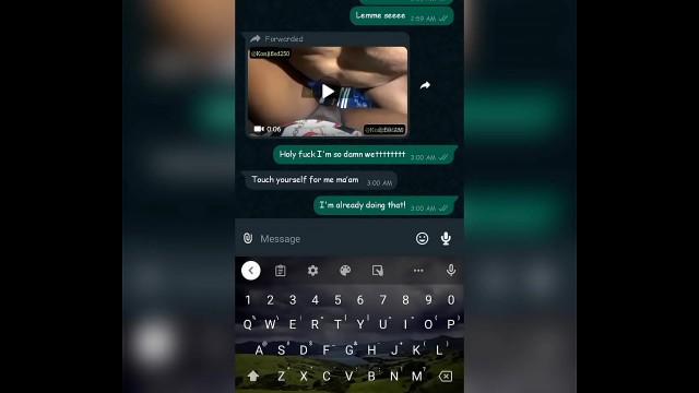 WhatsApp Sex Chat with my Uber Driver