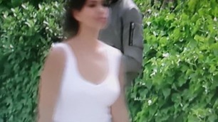 Priya Sharma (Fiona Wade) Big Boobs Walking - Emmerdale