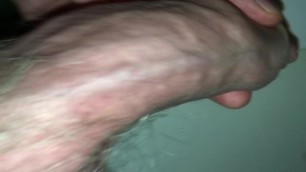 Jerking Cock with Dirty Toilet