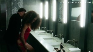 Chelsea Watts Sex in the Toilet Scene from 'power' on ScandalPlanet.Com