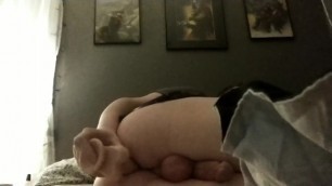 Cute Trans Girl Fucks her Tight Ass