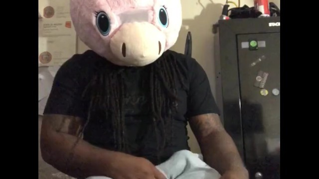Horny Unicorn Clothed Jerking off - Part 01