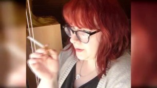 BBW having a Smoke and a Heart-to-heart Talk