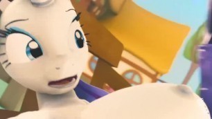 MLP FUTA 3D - Rarirty X Sweetie Belle - Outdoor Love - CLOP 3D