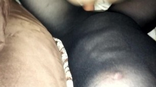 Fucking Wife in Opaque Black Bodystocking