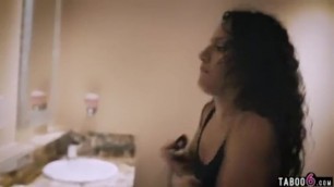 Cheating Wife Gets Double Creampie from Waiter and Husband