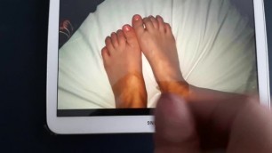 Cum Tribute - Girl Feet & Toes