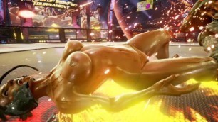 Tekken Topless Ko Ryona - all Girls #2 (Side View)
