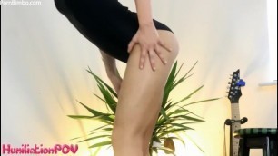 U cant Control your Cock when you re Staring at my Legs