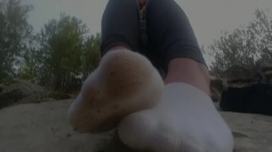 Dirty White Socks Gilrs