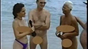 Daring South Florida Reporter goes Topless while doing Story on Nude Beach
