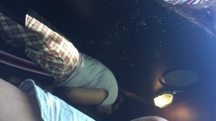 Huge Ass, under Skirt Teasing