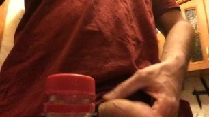Bottlecapchallange with Penis