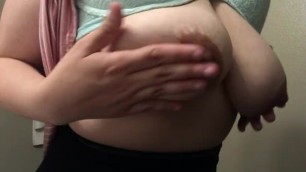 Telling you what I want to do with you while I Play with my Tits - Solo F