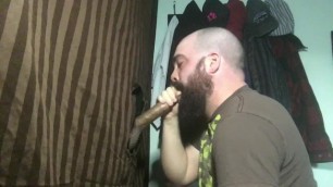Hairy Latino Brings his Dick to my Glory Hole