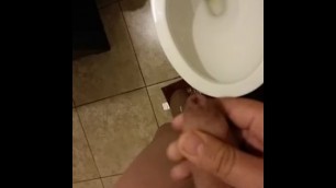Pissing with Boner