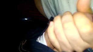 Hanjob in the Car