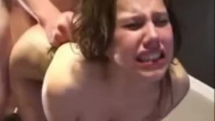 Screaming Pain during Anal and a Facefuck