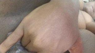 Creaming on Vibrator in Work Bathroom