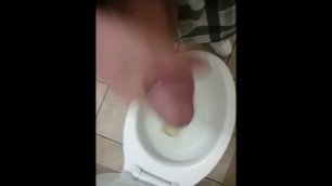 Part 3 Masturbating in Public Bathroom Cum Shot