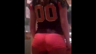 Hooters Tight Spandex Shorts Ass