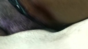 Filling my Purple Pussy