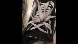 Cumming in my Daughters Vans Sneakers
