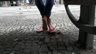 Beautiful Feet in the Streets of Monterrey
