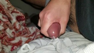 Warm Nut on White Beater Shirt