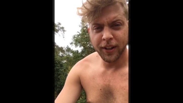 SKINNY WHITE WHORE GETS FUCKED ON TRACTOR