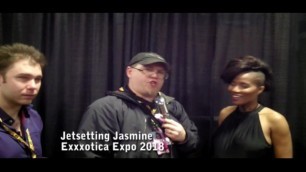 Jett Setting Jasmine with Jiggy Jaguar Exxxotica Expo 2018