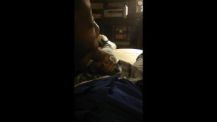 Ms Chocolate came over Nasty House on a Bad Hair Day just to Swallow Nasty