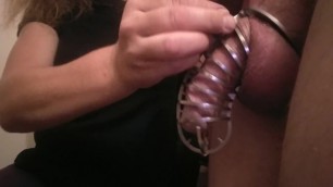 Spiked Cage Installation