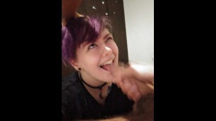 FtM Finally Takes Huge Open Mouth Facial