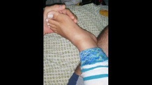 She Loves to Massage her Feet and I Love it even more