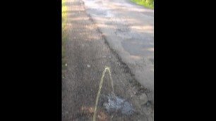 Public Piss on the Road