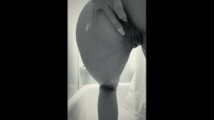 Playing with my Pussy in the Shower for a little to get Hot