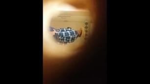 Spying on old Man Pissing 61