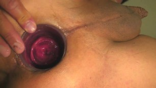 Pussy  pumping & gaping 07 Oct-16-2014