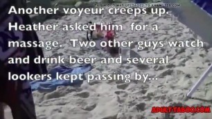 Exhibitionist Wife Heather Vs Beach Voyeur