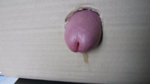 my glans cumming all alone