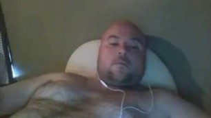Handsome guy with hot hairy chest