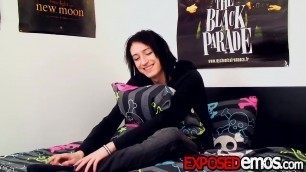 Twink Mylo Fox loves a fleshy toy on his big emo cock