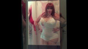 Redhead Dolly in white