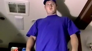 Chubby straight guy Chez gets a blowjob