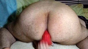 Trying out new knotty toy