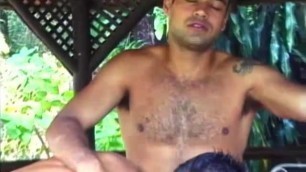 Cleaning Gay Brazilians Cock Sucking